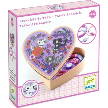 Djeco Krabička s náramky Koťátka