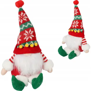 Vánoční dekorace Vánoční Skřítek Krasnal GNÓM Vánoční Dekorace Skandinávský Dárek 25 cm