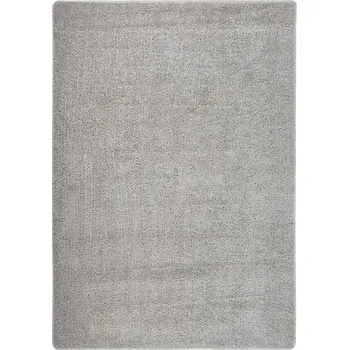 Koberec Koberec Světle šedý 100% PP, Protiskluzový, 160 x 230 cm, Výška vlasu 20 mm