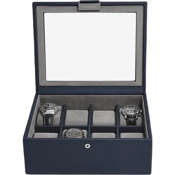 Šperkovnice Stackers, Kazeta na hodinky Stackers Pebble 8 přihrádek tmavomodrá - Formadore