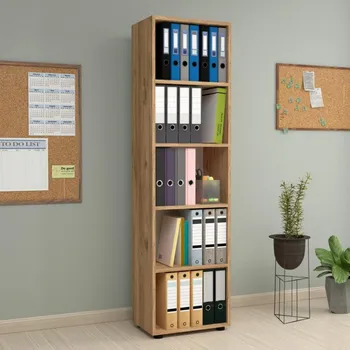 regál Casarredo Regál s policemi KIERA 5 barva borovice