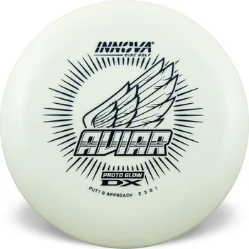 Disc golf Innova AVIAR DX Proto Glow Váha: 175 g