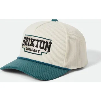 Kšiltovka BRIXTON kšiltovka - Pierson C Np Mp Snpk Night Sage/Off White Corduroy (NSOWC)