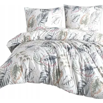 Povlečení Povlečení flanelové flanel 220x200 sada povlečení listy lístky
