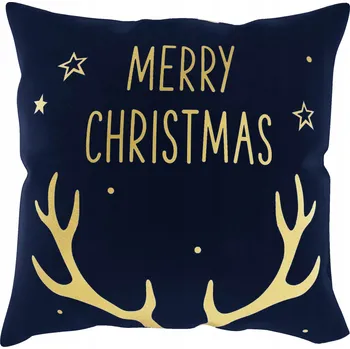 Povlak na dekorativní polštářek DEKORAČNÍ VÁNOČNÍ POVLAK NA POLŠTÁŘ 45X45 HORN GRA+Z