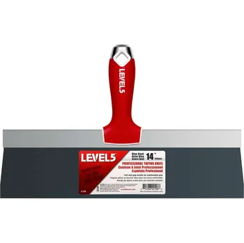 LEVEL5 Špachtle 14" z modré oceli s Soft-Grip rukojetí