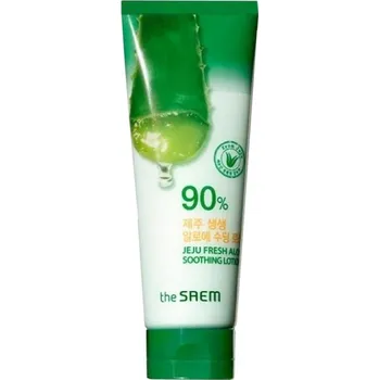 Tělové mléko The Saem Jeju Fresh Aloe 90% 250 ml zklidňující tělové mléko