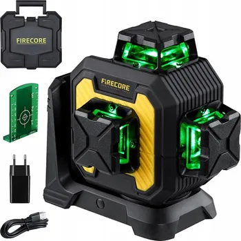 Bezpečnostní kamera Křížový laser Firecore F93 s dosahem 30 m