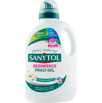 Přípravek na praní SANYTOL Sanytol prací gel - květinové svěžest / 1700ml 280099