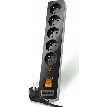Přepěťová ochrana Zásuvková lišta Acar 1,5 m 5 zásuvek