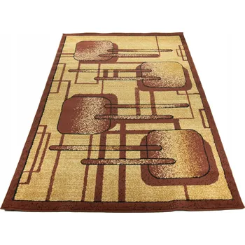 Koberec KOBEREC BCF 60x100 Klasický Moderní Odolný Turecký Koberec Čtverce a403br