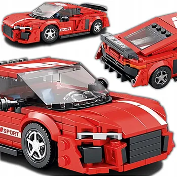 ostatní stavebnice STAVEBNICE KOSTKY MODEL PRO SKLÁDÁNÍ SPORTOVNÍHO AUTA COUPE 373 DÍLKŮ