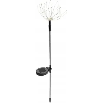 Venkovní osvětlení Solární lampa zapichovací, černá, 83 cm