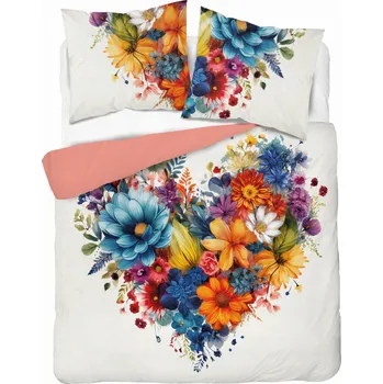 Povlečení Povlečení 160x200 bílé, vícebarevné Holland Home