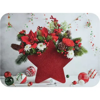 prostírání VÁNOČNÍ PODLOŽKA NA STŮL PROSTÍRÁNÍ 40x30 cm VÁNOCE SVÁTKY 40x30 cm vícebarevná