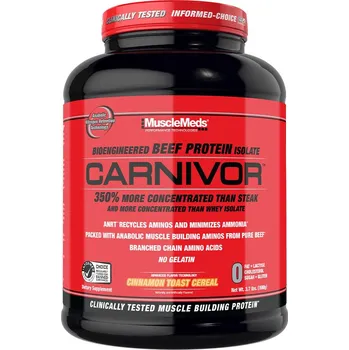 Protein MuscleMeds Carnivor™ - Hydrolyzovaný hovězí protein (1680 g, Cinnamon Toast Cereal)