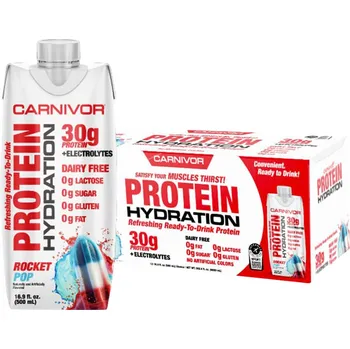 Protein MuscleMeds Carnivor RTD Beef Protein Shake (12 Balení, Rocket Pop)