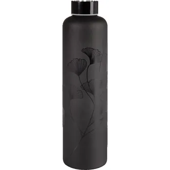 Školní batoh Láhev na pití - Černá ginkgo biloba