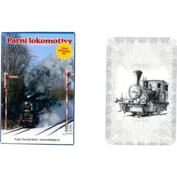 Kvarteto MP karty kvarteto Parní lokomotivy