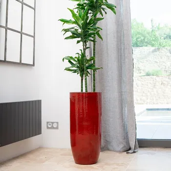 Květináč Květináč keramický červený, oranžový Provencelia 50 cm x 25 cm x 50 cm