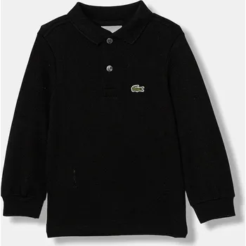Chlapecké tričko Dětské bavlněné tričko s dlouhým rukávem Lacoste tmavomodrá barva, PJ8915 99X, vel. 104