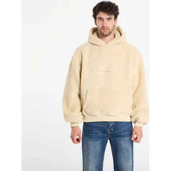 Pánská mikina Mikina Karl Kani Cursive Varsity Teddy Os Hoodie Beige S