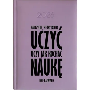 Kalendář Knižní kalendář 2026 A5 FunnyCase fialový