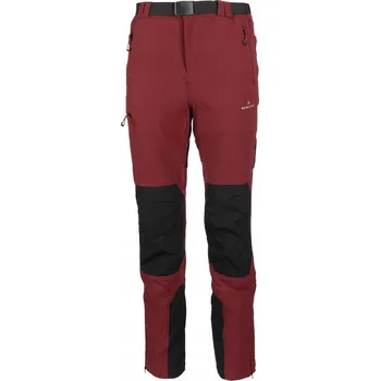 Pánské kalhoty Pánské trekové kalhoty BERGSON FLAM 4W AW25 Black / Red vel. L