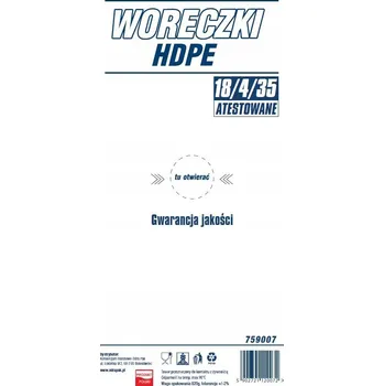 Sáčky Fóliové Tašky HDPE 18x35cm