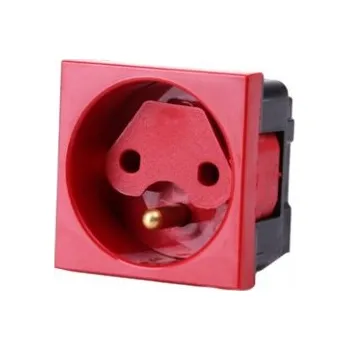 Elektrická zásuvka Elektrická Zásuvka Stasiński červená