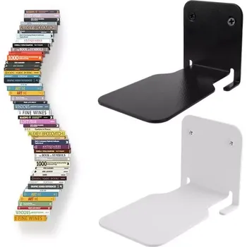 Knihovna Kovová neviditelná polička - bílá 1ks (NVP1)