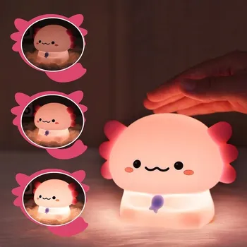 Lampička NOČNÍ LAMPA PRO DĚTI S DOTYKOVÝM OVLÁDÁNÍM JASU A FUNKCÍ HODIN