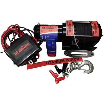 Naviják Titanium Winch AtvJ8 3000lbs 12V (1360 kg)
