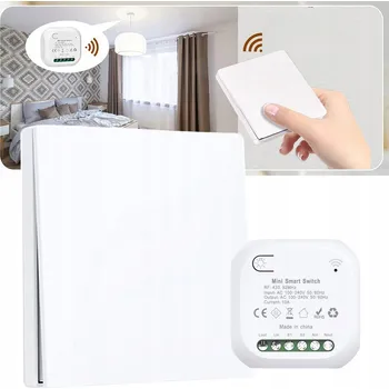 vypínač Bezdrátový Jednoduchý Vypínač Světla s 1 Rádiovým Přijímačem