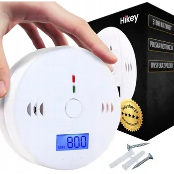 Detektor CO CERTIFIKOVANÝ DETEKTOR OXIDU UHELNATÉHO CO BEZDRÁTOVÝ DETEKTOR PLYNU S LCD DISPLEJEM