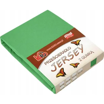 Prostěradlo Prostěradlo jersey s gumou 90x200 zelené