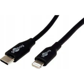 Datový kabel Kabel Goobay USB typ C - Apple Lightning 2 m černý