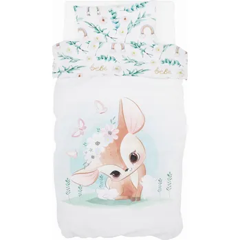 Povlečení Sada povlečení + přikrývka, polštář do postýlky Zelená magie lesa FREEON