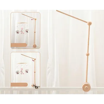 Kolotoč nad postýlku DŘEVĚNÝ POHYBLIVÝ DRŽÁK NA KOLOTOČ NAD POSTÝLKU PRO MIMINKA