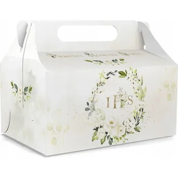 Dárková krabička Krabička na dort Krabice k prvnímu svatému přijímání Hosté Svaté Přijímání