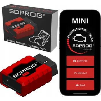 Autodiagnostika Diagnostické rozhraní SDPROG OBD Mazání chyb, OBD2 / OBD II