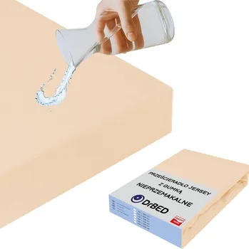 Prostěradlo Prostěradlo s GUMOU 120x200 NEPROMOkAVÉ Voděodolné BÉŽOVÉ Polské