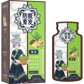 Šampon Šampon proti vypadávání vlasů s extraktem ze zázvoru změkčuje a vyživuje.