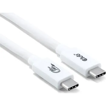 Datový kabel Club3D Kabel USB4 Typ-C, 80Gbps, Certifikovaný kabel, 4K540Hz, 8K240Hz, 16K60Hz, PD 240W, 1.2m