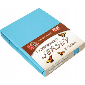 Prostěradlo Prostěradlo jersey s gumou 200x220 tyrkysové