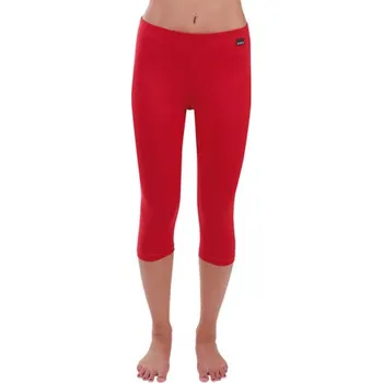 Dámské legíny EVONA a.s. Dámské sportovní capri EVONA LEANA červené Velikost: S