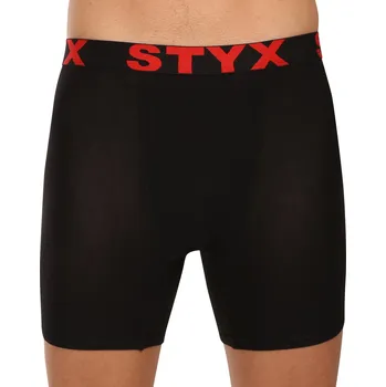 Boxerky Pánské boxerky Styx long sportovní guma černé (UN4960) L Možnost vrácení zboží ZDARMA do 120 dnů!