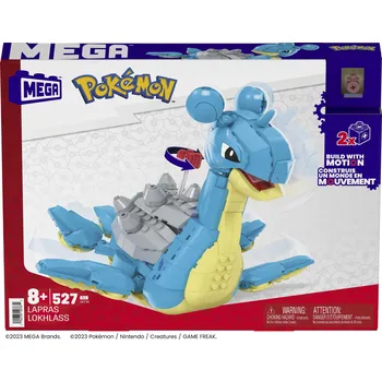 ostatní stavebnice Mattel Stavebnice Mega Construx Pokémon Lapras HKT26 527 dílků Pohyblivý