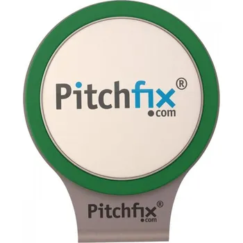 CG Pitchfix magnetický klip na kšilt s markovátkem GREEN
