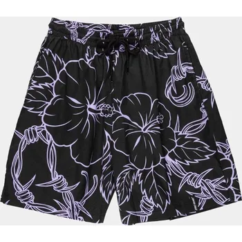 Dámské kraťasy SANTA CRUZ kraťasy - Mono Cabana Shorts Black/Lavender (BLACK/LAVENDER) velikost: 12
